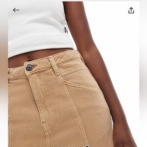 ASOS Tan Women's Barrel Jeans
